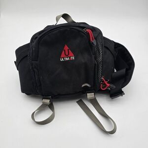 Ultimate Lumbar Pack Black Gemini Bag Nylon Ripstop Fanny Pack